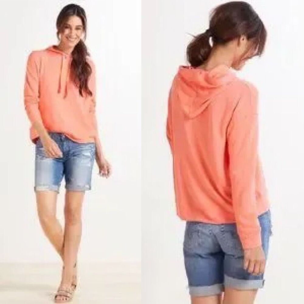 Sundry Coral Hoodie Size 2 (small) Oversized Boxy‎ Pullover